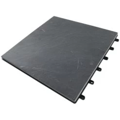 Balkontegel Graniet Zwart 30x30cm 4 Stuks