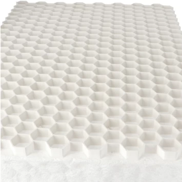 Grindrooster Wit Kunststof Met Worteldoek 120x79 Cm