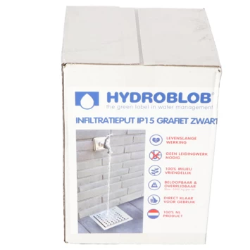 Hydroblob IP15 Infiltratieput Met Zwart Rooster 15 L - Afbeelding 2