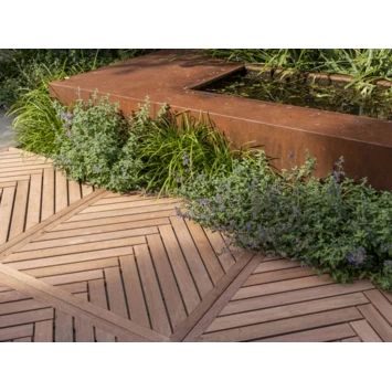 Vlondertegel Visgraat 100x100 Cm - Afbeelding 3