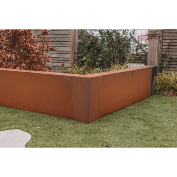 Overzetprofiel Corten Staal Voor Stapelblokken 50x45x15 Cm - Afbeelding 3
