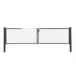 Dubbele Poort Napoli Ral 7016 Antraciet 100x400 Cm