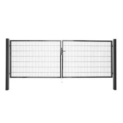 Dubbele Poort Roma/Milano Antraciet 2x 160x200 Cm