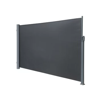 Windscherm Oprolbaar Antraciet Uitgerold 300x160 Cm - Afbeelding 2