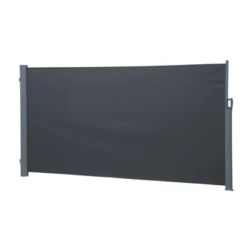 Windscherm Oprolbaar Antraciet Uitgerold 300x160 Cm - Afbeelding 3