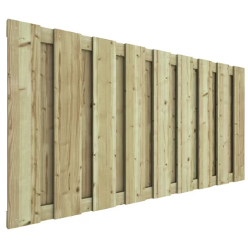 Tuinscherm Grenen Recht 90x180cm - Afbeelding 7