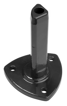 Conische Voetstuk Voor Profielpaal 48x180 Mm Ral 9005 Zwart