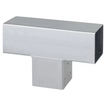 Paalverbinder Voor Pergola T-verbindingsstuk 3-kants 7x7 Cm Gegalvaniseerd