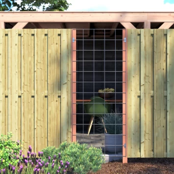 Gaas Volgpakket Tuinhek Hardhout 180x75cm - Afbeelding 3