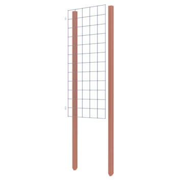 Gaas Volgpakket Tuinhek Hardhout 180x75cm - Afbeelding 9