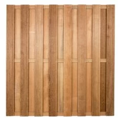 Schutting Hardhout Recht Ca. 180x180 Cm