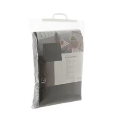 Balkonscherm Doek Polyester Grijs 90x500cm