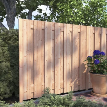 Schutting Douglas Recht Extra Grote Planken Ca. 180x180cm - Afbeelding 3