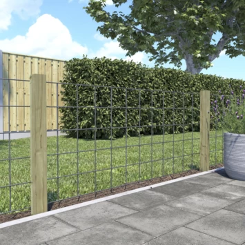 Gaasscherm Verzinkt 180x75 Cm - Afbeelding 2