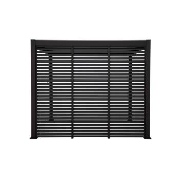 Zijwand Louvre Voor Pergola Classic & Deluxe Zwart 300 Series