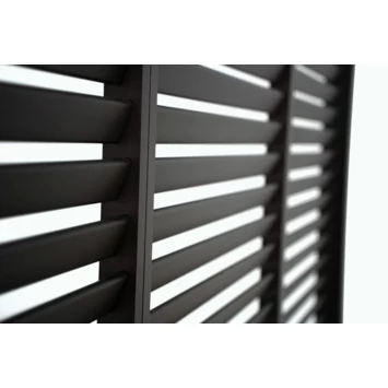 Zijwand Louvre Voor Pergola Classic & Deluxe Zwart 300 Series - Afbeelding 4