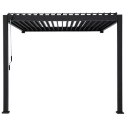 Pergola Classic Zwart 3x3 - 2 Palen