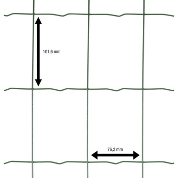Betafence Pantanet Light Tuingaas 100cm X 10m Groen - Afbeelding 2