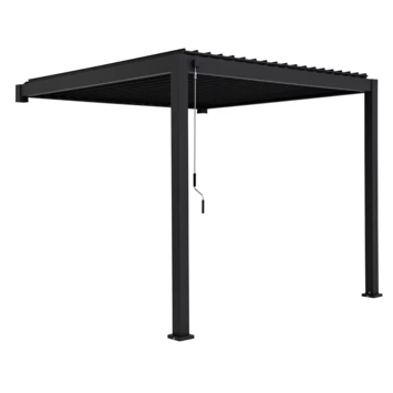 Pergola Classic Zwart 3x4 - 2 Palen - Afbeelding 2