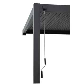 Pergola Classic Zwart 3x4 - 2 Palen - Afbeelding 3