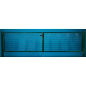 Dubbele Poort Napoli Ral 6005 Groen 170x400 Cm - Afbeelding 2