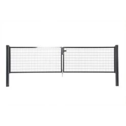Dubbele Poort Napoli Ral 7016 Antraciet 170x400 Cm