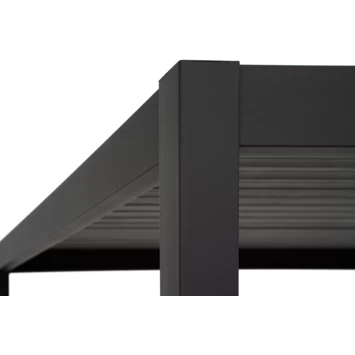 Pergola Deluxe Zwart 3,6x3,6m - Afbeelding 2