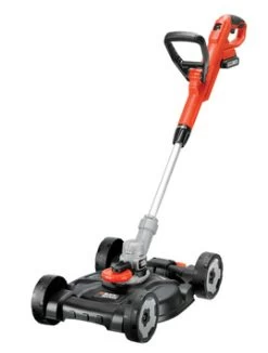 Black & Decker BLACK+DECKER 18V 3-in-1 Strimmer LI-ION 20 Cm Incl. 2,0Ah Accu + Lader