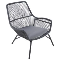 Loungestoel Lissabon Antraciet