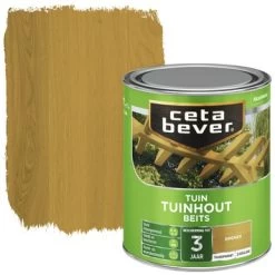 CetaBever Tuinhoutbeits Transparant Grenen Zijdeglans 750 Ml