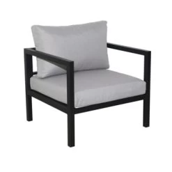 Loungestoel Evora Antraciet