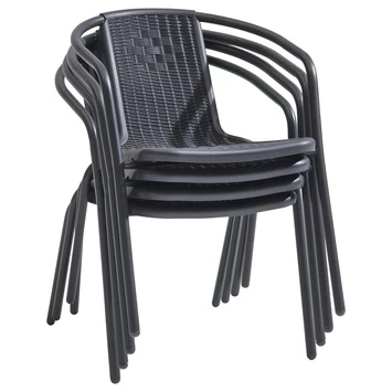 Stapelstoel Bari Antraciet - Afbeelding 2