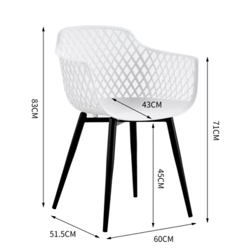 Stoel Savona Wit - Afbeelding 2