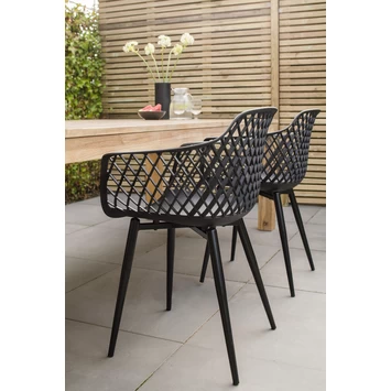 Stoel Savona Zwart - Afbeelding 3