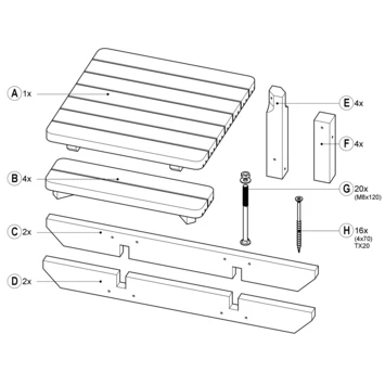 Kinderpicknicktafel Julia - Afbeelding 5
