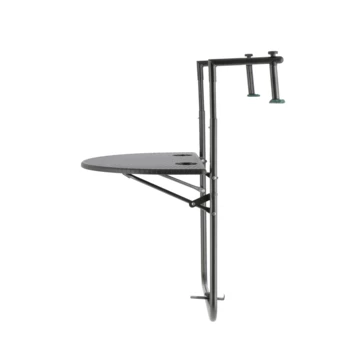 Balkontafel Halfrond Antraciet - Afbeelding 5