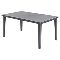 Allibert Future Tuintafel Antraciet Kunststof 165x94 Cm