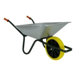 Altrad Fort Kruiwagen Gegalvaniseerde Bak 85 Liter Met Anti-lek Wiel