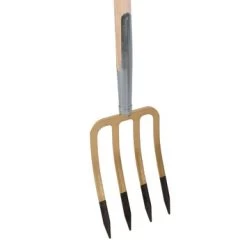 GAMMA Spitvork 4-tands Essen/staal 85 Cm