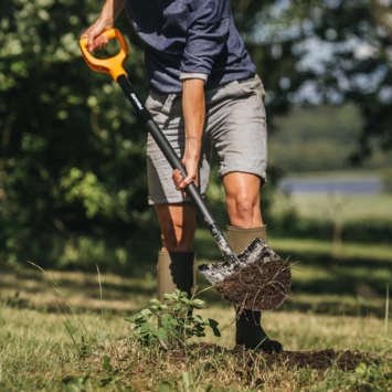 Fiskars Ergonomic Tuinspade Spits - Afbeelding 4