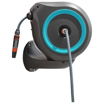 Gardena Wandslangenbox Roll-up 20 Meter Grijs Blauw - Afbeelding 7