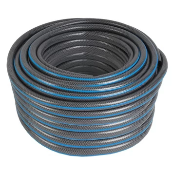 GAMMA Tuinslang Gewapend Grijs Met Blauw 50 Meter 1/2 Inch