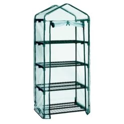 Kweekkast 4 Planken Metaal Groen