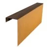 Overzetprofiel Corten Staal Voor Stapelblokken 100x30x12 Cm